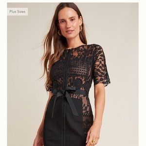 Anthro : Black Byron Lars Carissima sheath dress